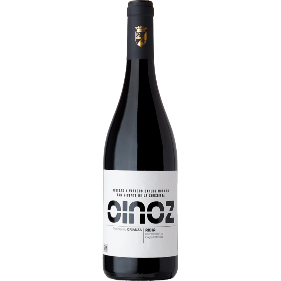 Oinoz Crianza Rioja, Spain.